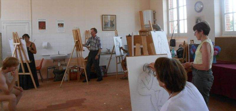 Nicolas Mécheriki donnes des cours et stages de peinture et dessin